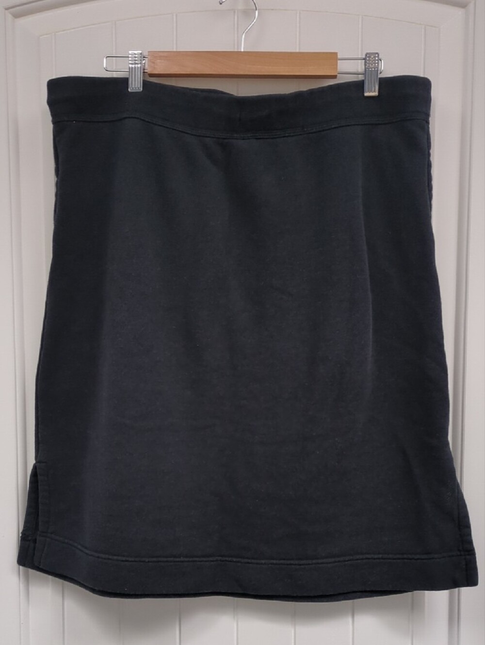 Nike Black Drawstring Sweatshirt Skirt - Picture 4 of 6